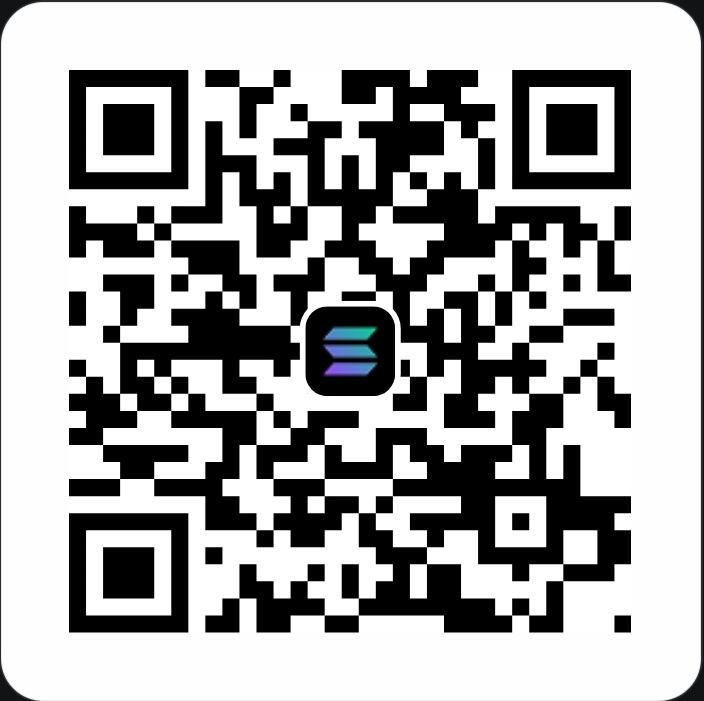 Solana donation QR code